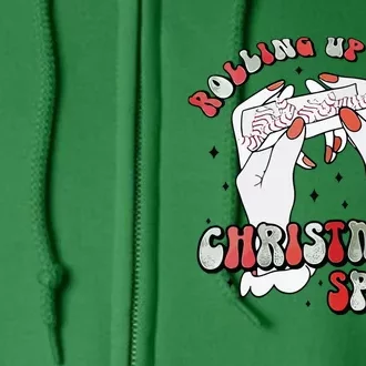 Rolling Up Some Christmas Spirit Full Zip Hoodie