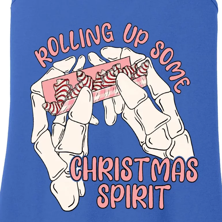 Rolling Up Some Christmas Spirit Christmas Tree Cakes Snack Gift Ladies Essential Tank