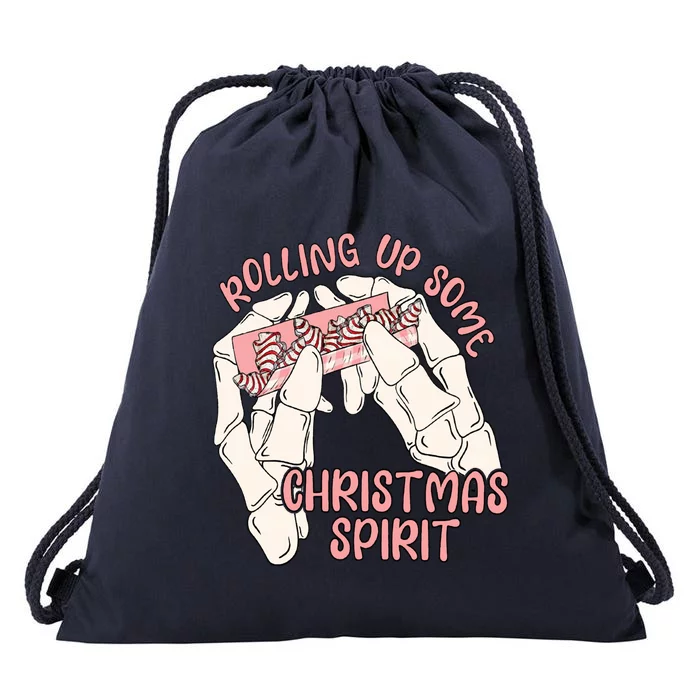 Rolling Up Some Christmas Spirit Christmas Tree Cakes Snack Gift Drawstring Bag