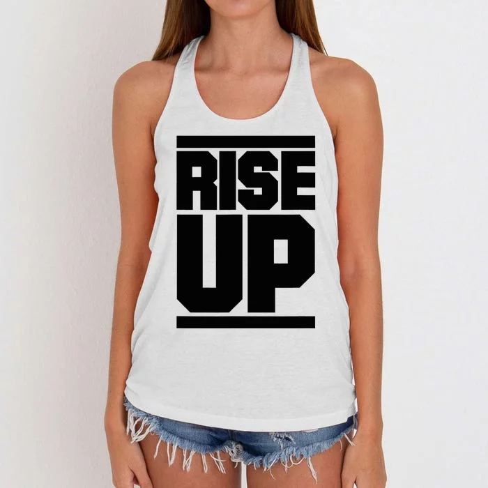 Rise Up Sports Fitted Women's Knotted Racerback Tank