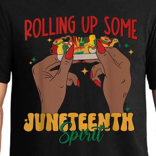 Rolling Up Some Juneteenth Spirit 2024 Pajama Set