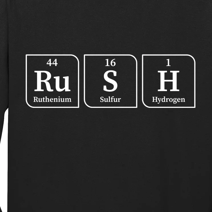 Rush Periodic Table Long Sleeve Shirt