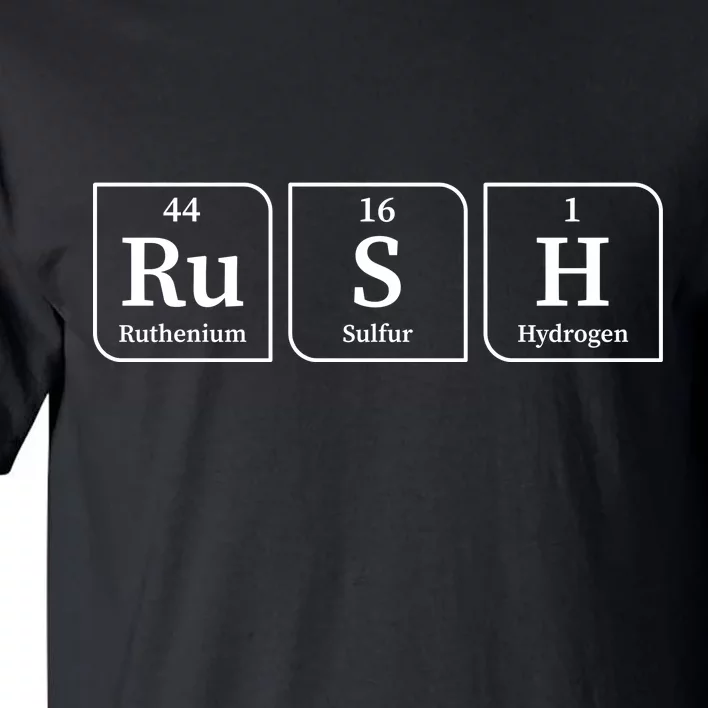 Rush Periodic Table Tall T-Shirt