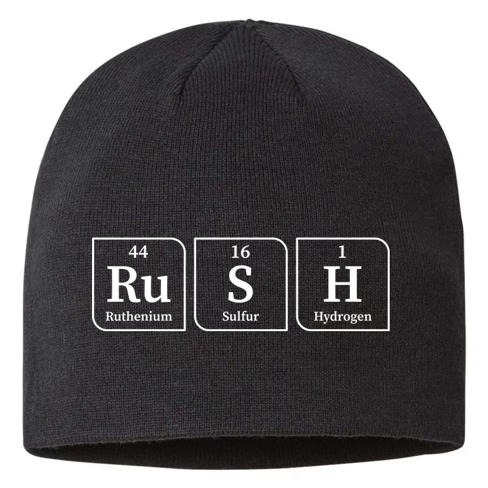 Rush Periodic Table 8 1/2in Sustainable Knit Beanie