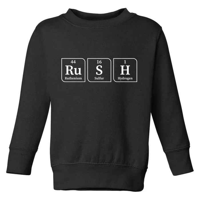 Rush Periodic Table Toddler Sweatshirt