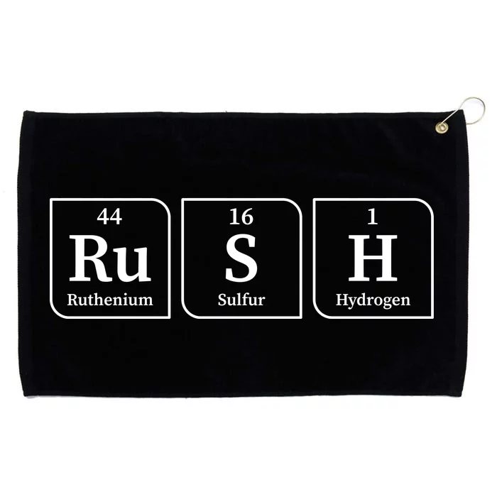 Rush Periodic Table Grommeted Golf Towel