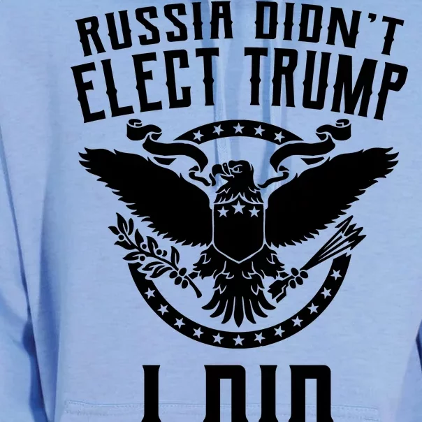 Russia Didn't Elect Trump I Did Unisex Surf Hoodie