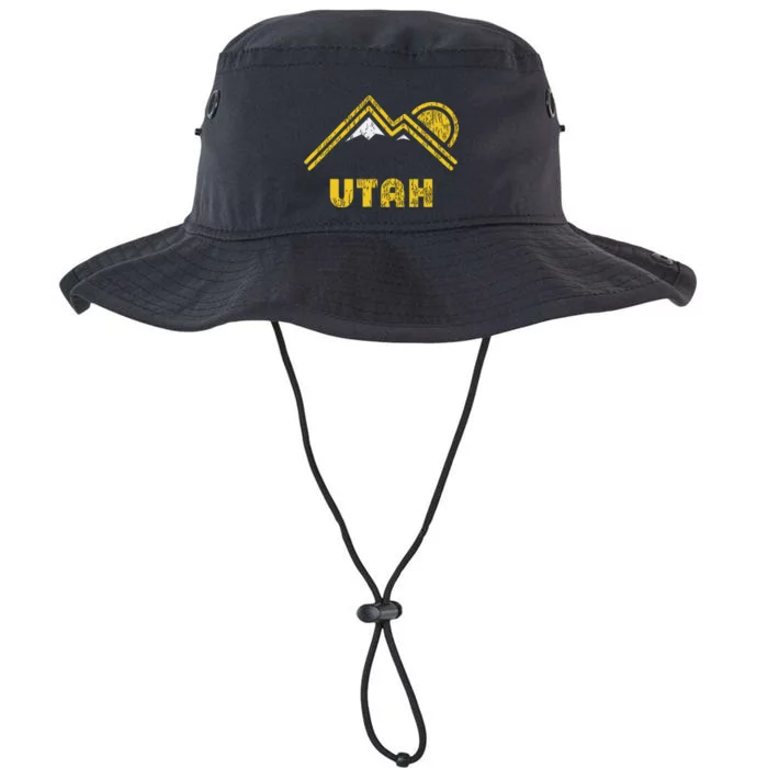 Retro Utah T Vintage Mountains Design Legacy Cool Fit Booney Bucket Hat