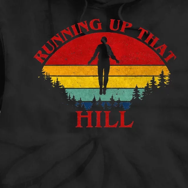 R.U.N.N.I.N.G Up That Hill 80s Maxs Tie Dye Hoodie