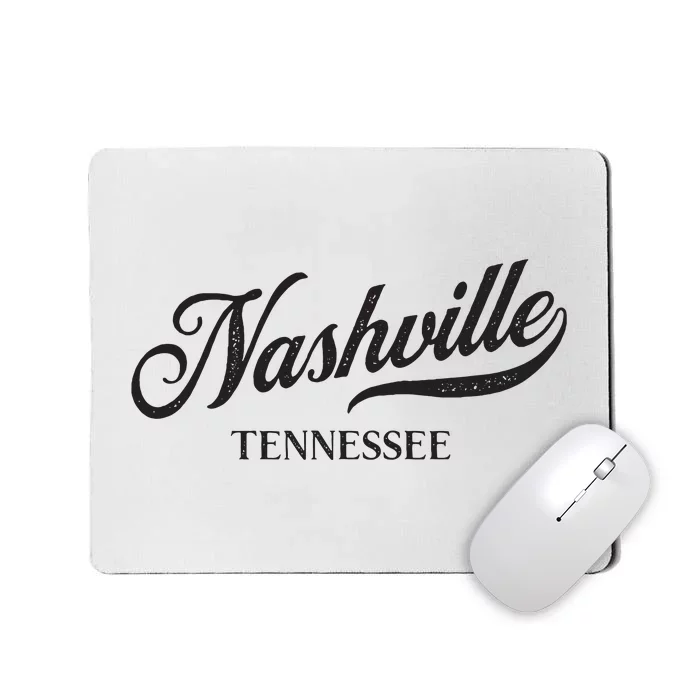 Retro Usa Tennessee State Vintage Nashville Mousepad