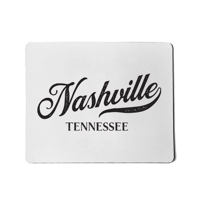 Retro Usa Tennessee State Vintage Nashville Mousepad