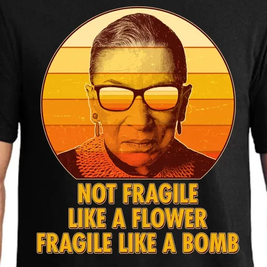 Ruth Bader Ginsburg Fragile Like A Bomb Tribute Pajama Set