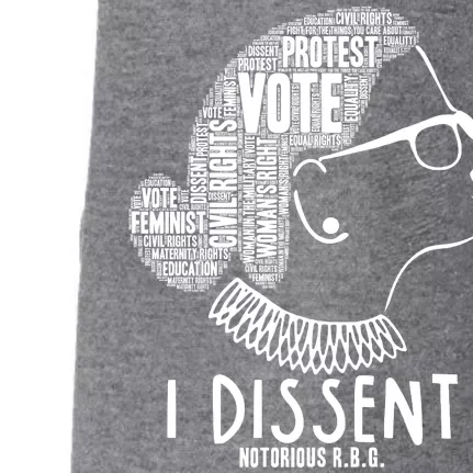 Ruth Bader Ginsburg I Dissent Notorious RBG Tribute Quotes Doggie 3-End Fleece Hoodie