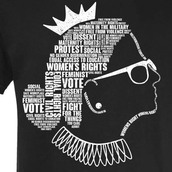 Ruth Bader Ginsburg Notorious RBG Quotes Garment-Dyed Heavyweight T-Shirt