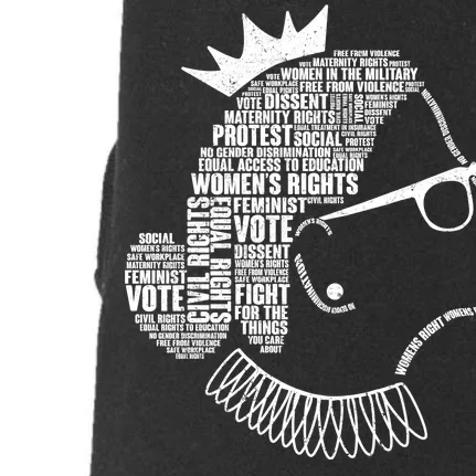 Ruth Bader Ginsburg Notorious RBG Quotes Doggie 3-End Fleece Hoodie