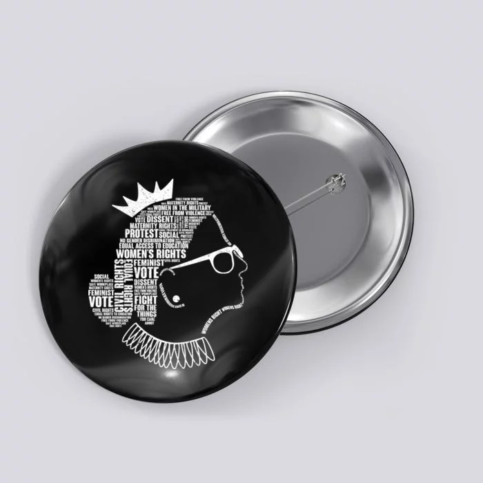 Ruth Bader Ginsburg Notorious RBG Quotes Button