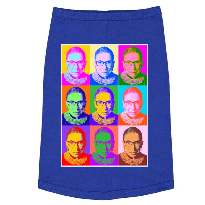 Ruth Bader Ginsburg RBG Pop Art Tribute Doggie Tank