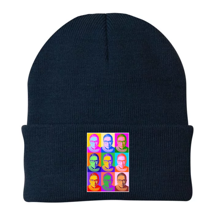 Ruth Bader Ginsburg RBG Pop Art Tribute Knit Cap Winter Beanie