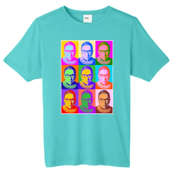 Ruth Bader Ginsburg RBG Pop Art Tribute ChromaSoft Performance T-Shirt