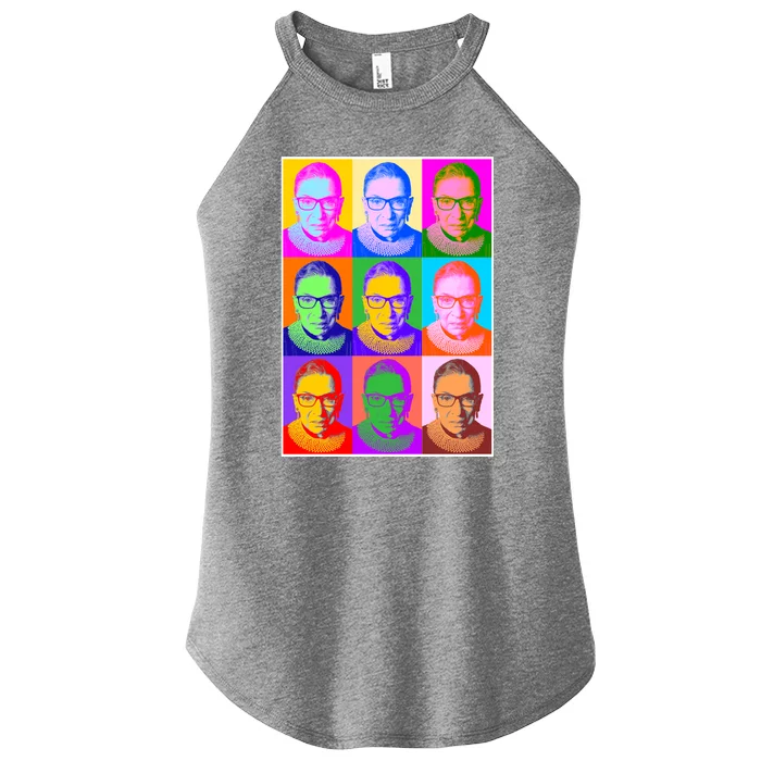 Ruth Bader Ginsburg RBG Pop Art Tribute Women’s Perfect Tri Rocker Tank