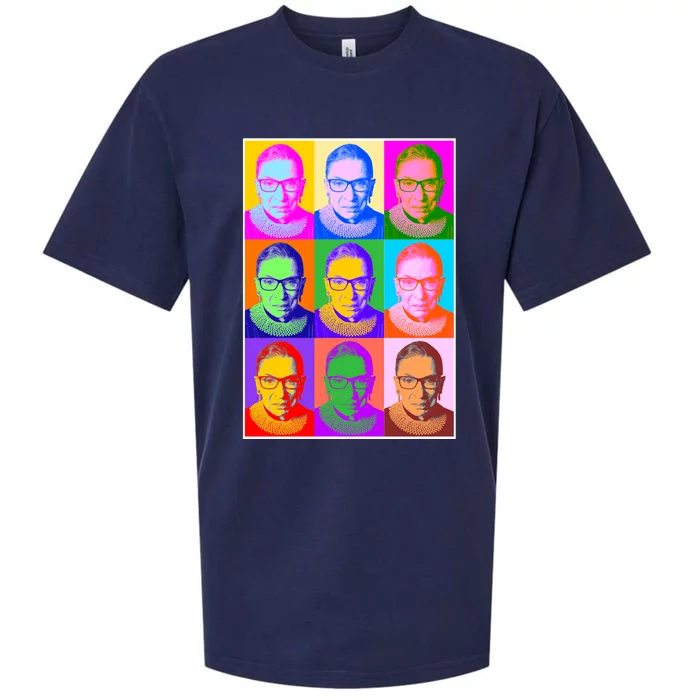 Ruth Bader Ginsburg RBG Pop Art Tribute Sueded Cloud Jersey T-Shirt