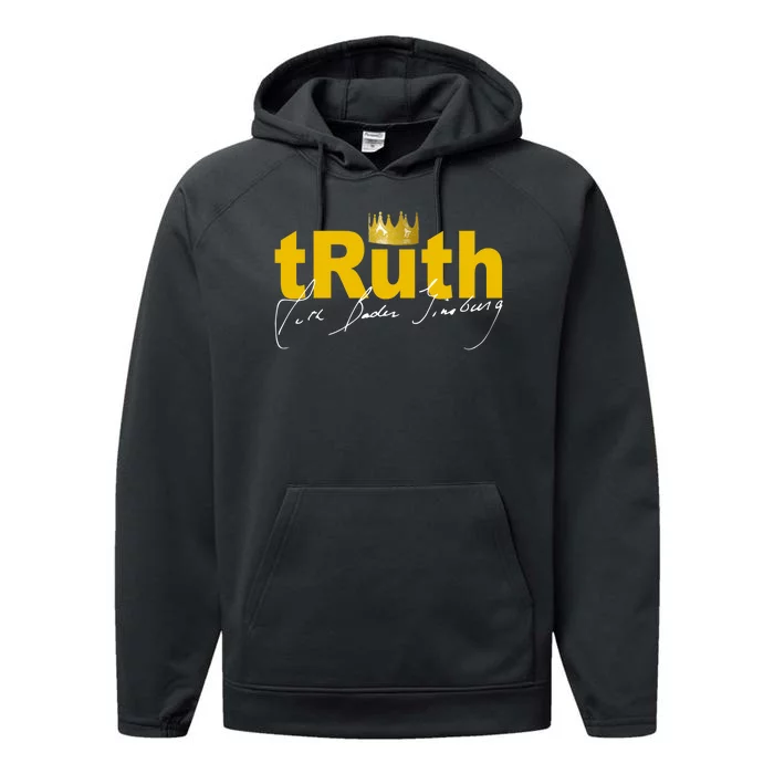 Ruth Bader Ginsburg Truth Crown Signature Performance Fleece Hoodie