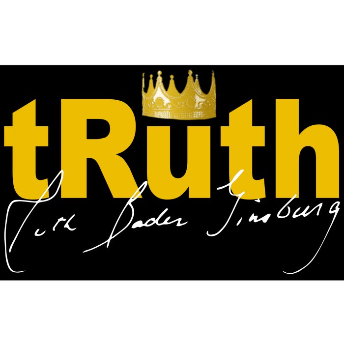 Ruth Bader Ginsburg Truth Crown Signature Bumper Sticker