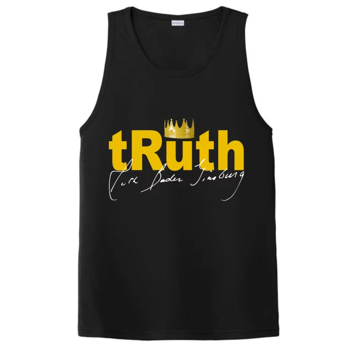 Ruth Bader Ginsburg Truth Crown Signature Performance Tank