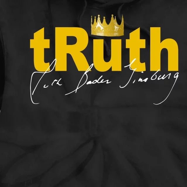 Ruth Bader Ginsburg Truth Crown Signature Tie Dye Hoodie