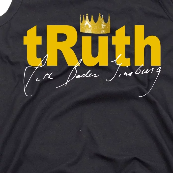 Ruth Bader Ginsburg Truth Crown Signature Tank Top