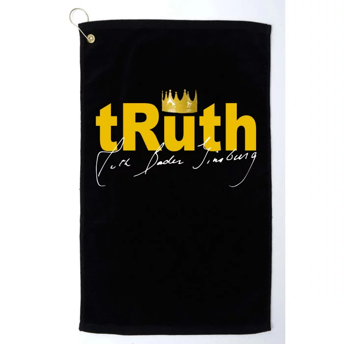 Ruth Bader Ginsburg Truth Crown Signature Platinum Collection Golf Towel