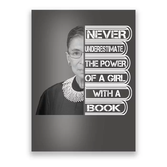 Ruth Never Underestimate a Power of a Book Poster