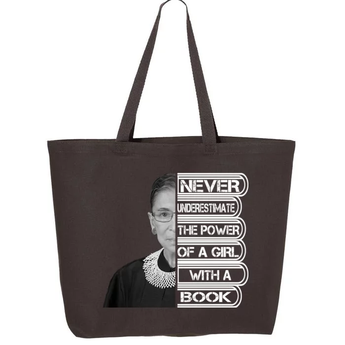 Ruth Never Underestimate a Power of a Book 25L Jumbo Tote