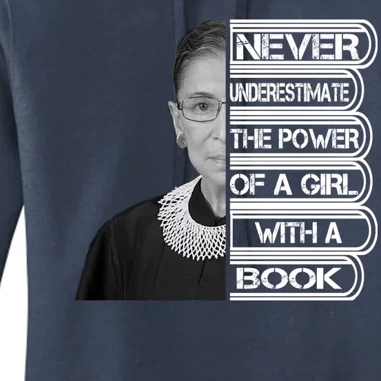 Ruth Never Underestimate a Power of a Book Women's Pullover Hoodie