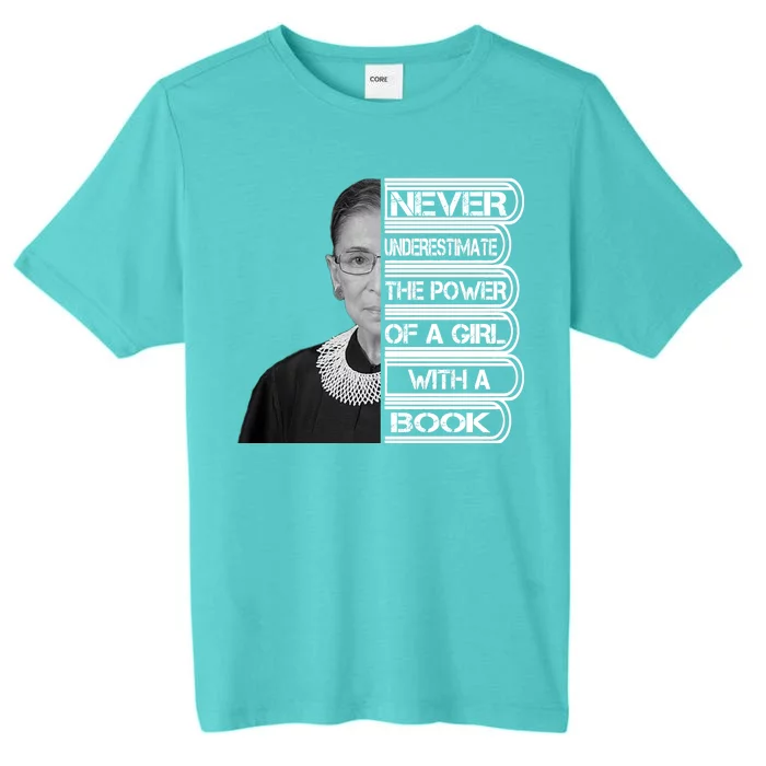 Ruth Never Underestimate a Power of a Book ChromaSoft Performance T-Shirt