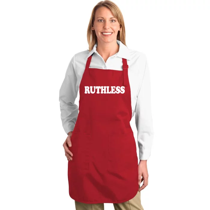 Ruthless Full-Length Apron With Pocket