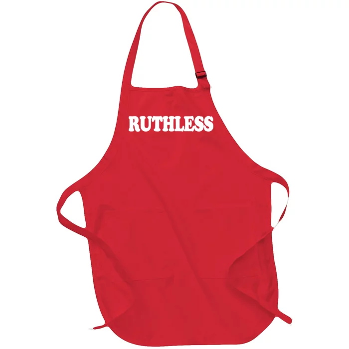 Ruthless Full-Length Apron With Pocket