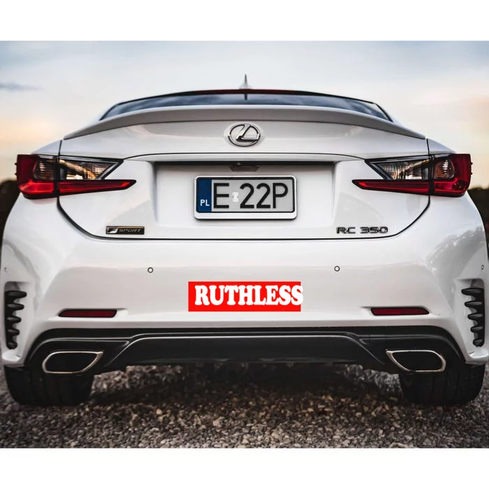 Ruthless Bumper Sticker