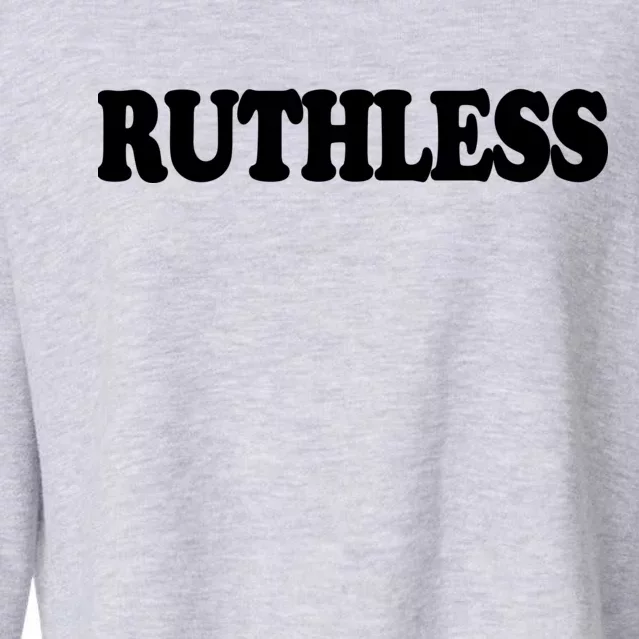 Ruthless Cropped Pullover Crew