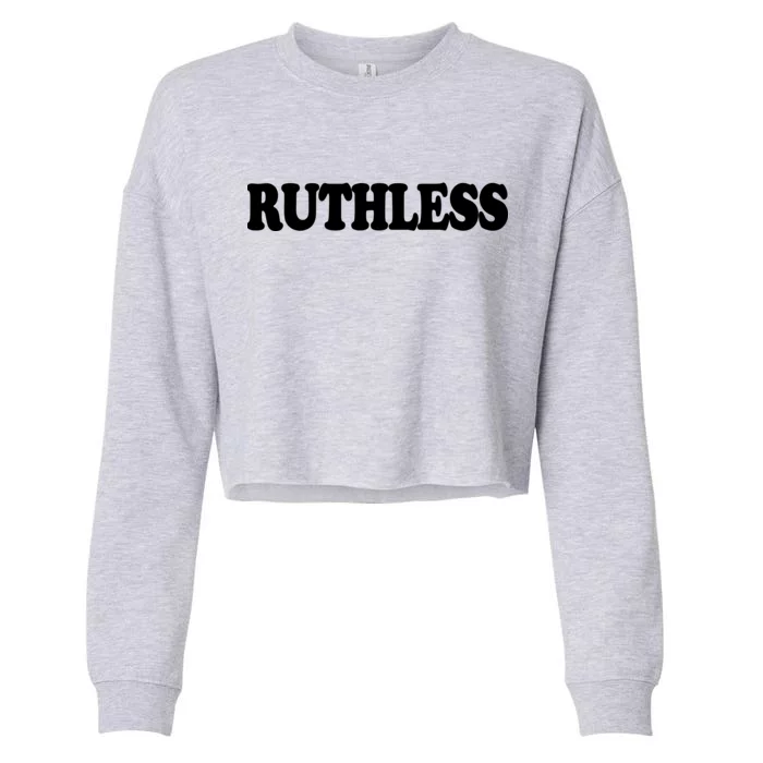 Ruthless Cropped Pullover Crew