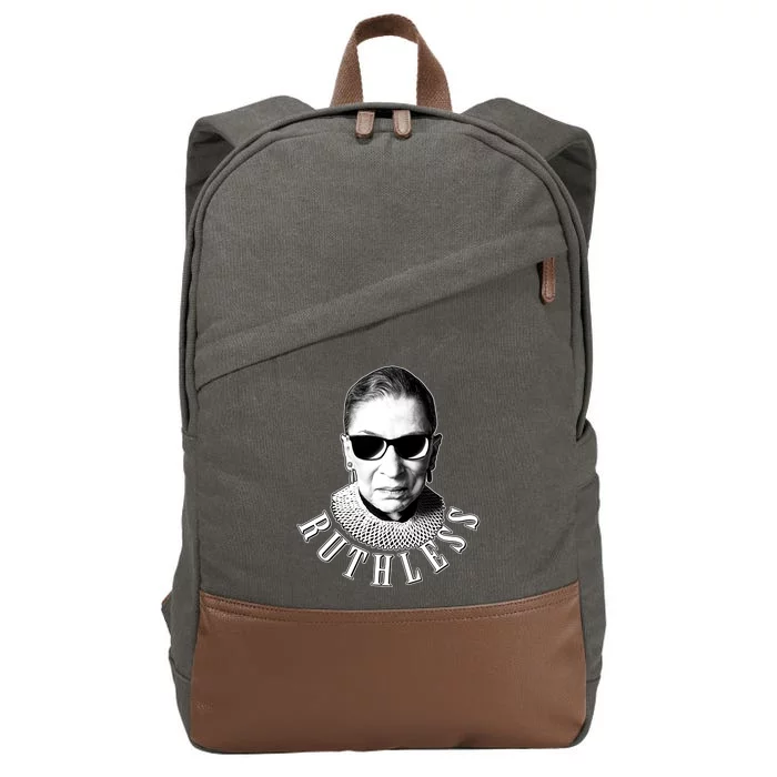 Ruthless RBG Ganster Ruth Bader Ginsburg Cotton Canvas Backpack