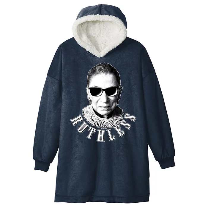 Ruthless RBG Ganster Ruth Bader Ginsburg Hooded Wearable Blanket