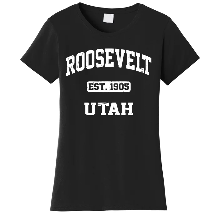 Roosevelt Utah Ut Vintage State Athletic Style Women's T-Shirt