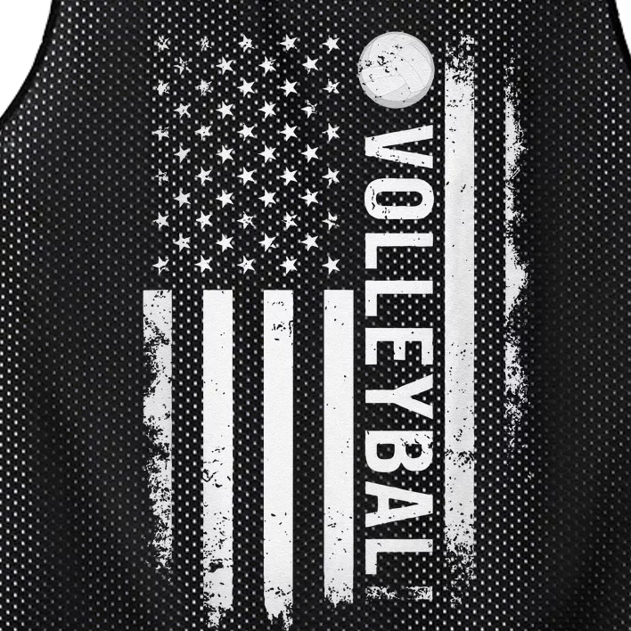 retro US Volleyball Practice USA Flag American Mesh Reversible Basketball Jersey Tank