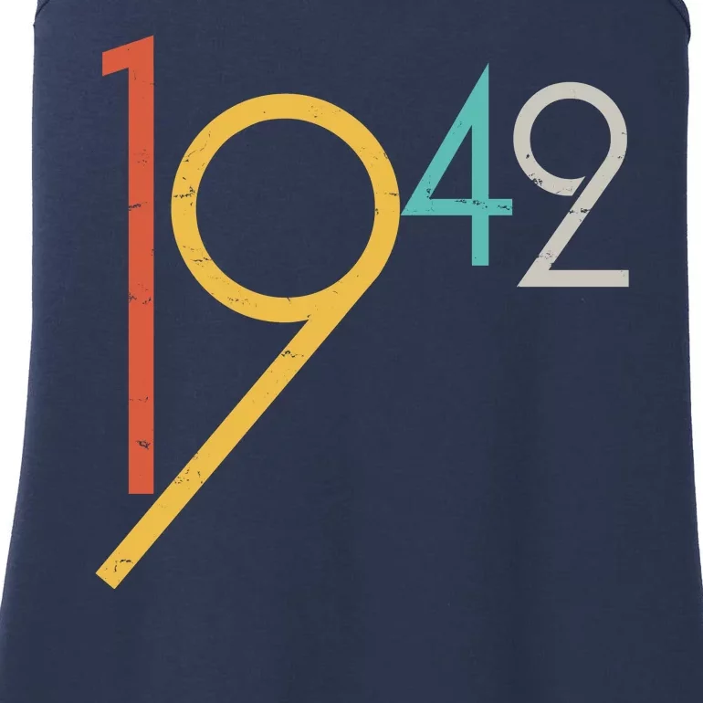 Retro Vintage 1942 80th Birthday Ladies Essential Tank