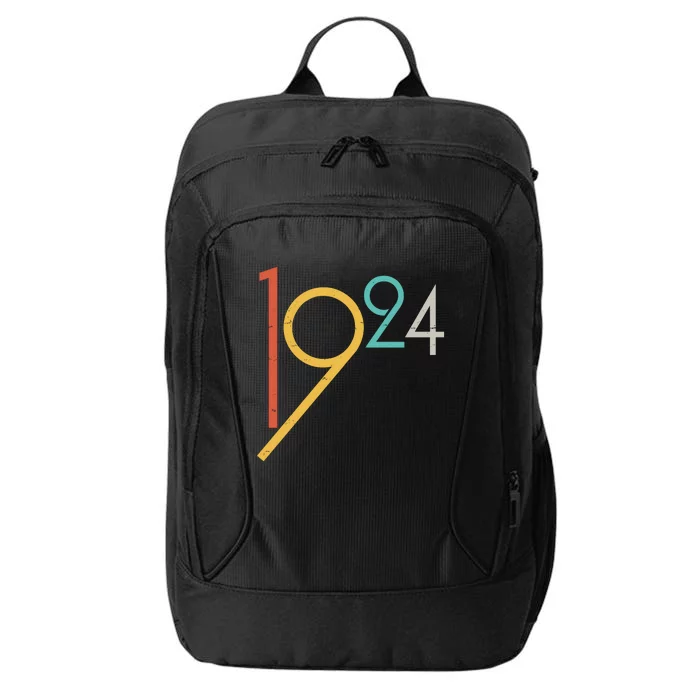 Retro Vintage 1924 100th Birthday City Backpack