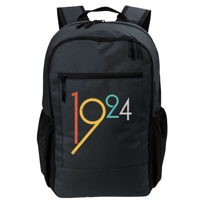 Retro Vintage 1924 100th Birthday Daily Commute Backpack