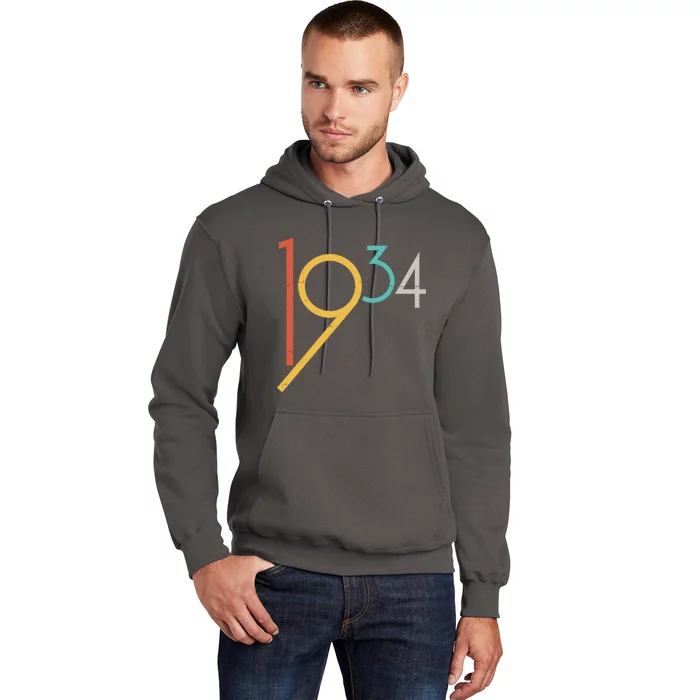 Retro Vintage 1934 90th Birthday Hoodie