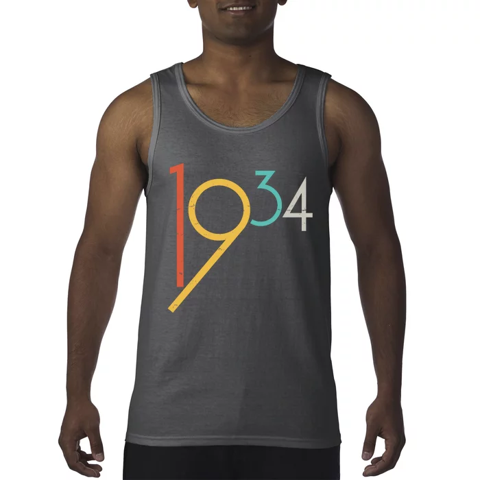 Retro Vintage 1934 90th Birthday Tank Top