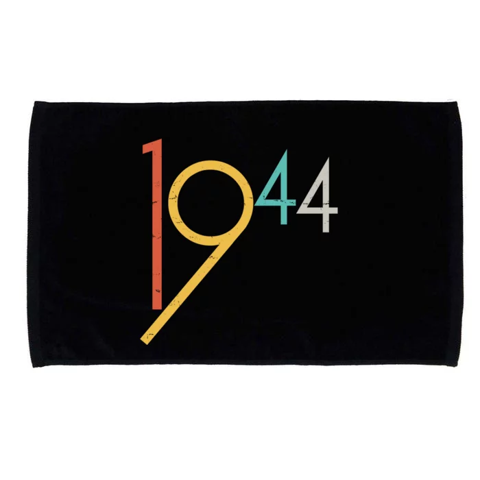 Retro Vintage 1944 80th Birthday Microfiber Hand Towel